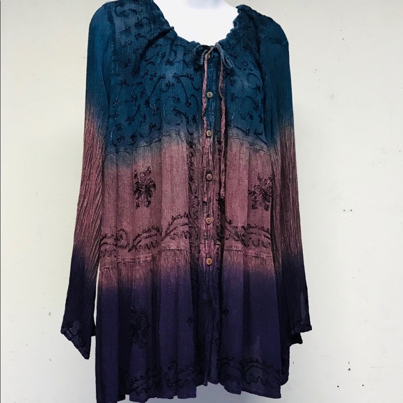 218-671 sacred Threads Tunic L/XL - Picture 3 of 3